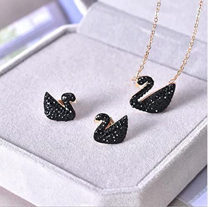 SWAN GOLDEN-BLACK  SET