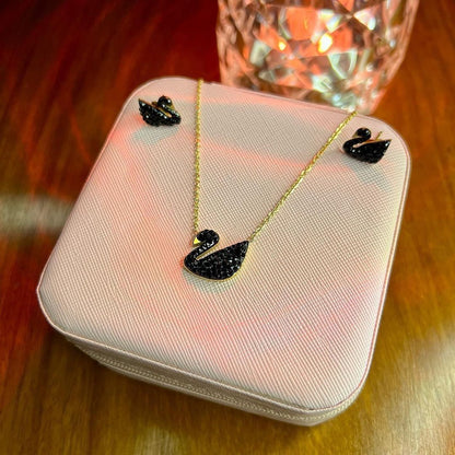 SWAN GOLDEN-BLACK  SET